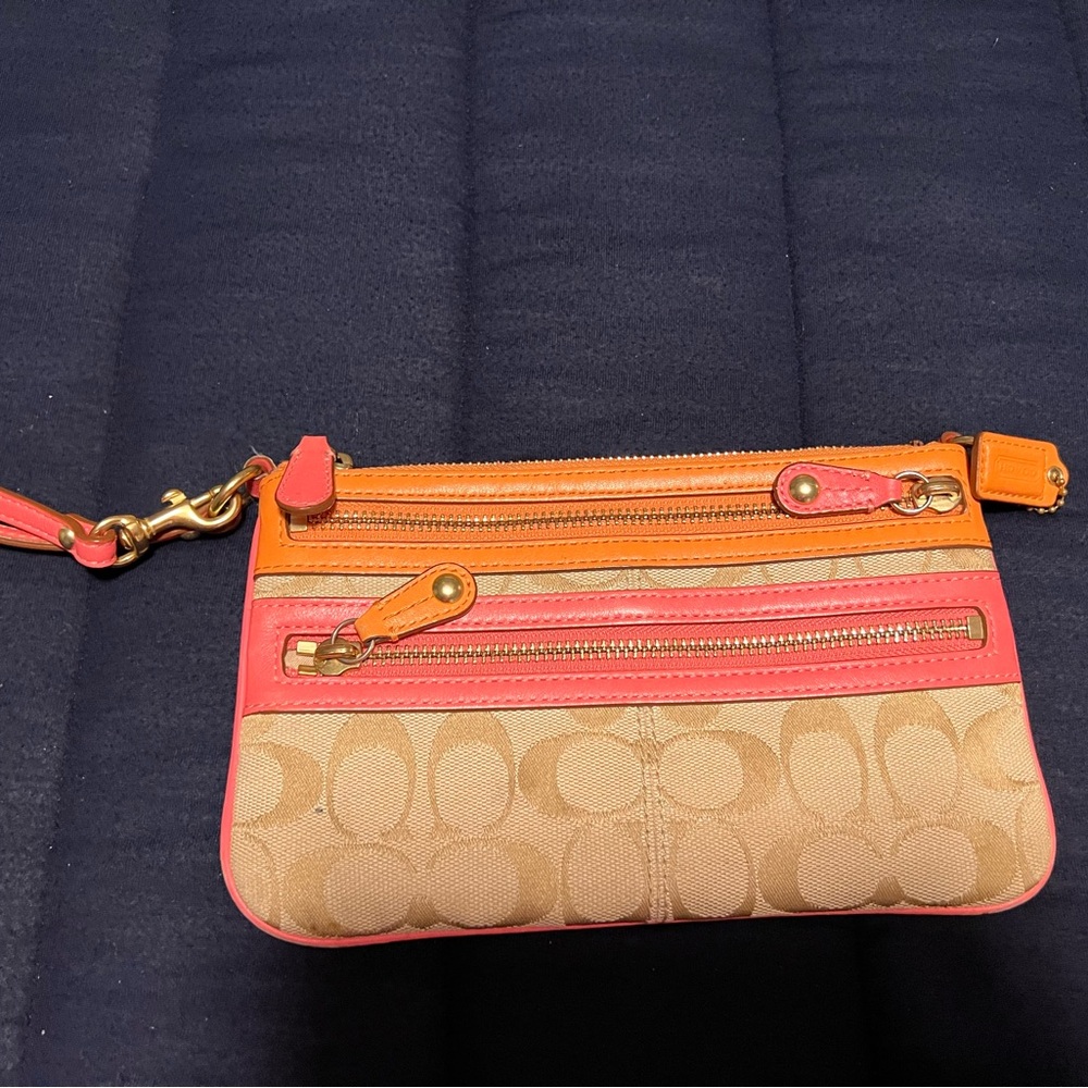 Vintage Coach Wristlit